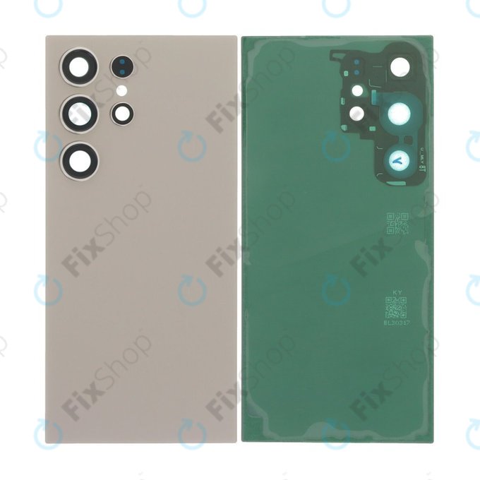 Заден капак комплект за Samsung S24 Ultra S928B, Titanium Gray