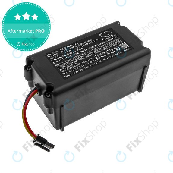 Батерия за Sencor SRV 9250, SRV 8250, SRV 6250, SRV 4250, Blaupunkt XSMART, SRX 1002, Li-ion, 14.4V, 3000mAh, HQ