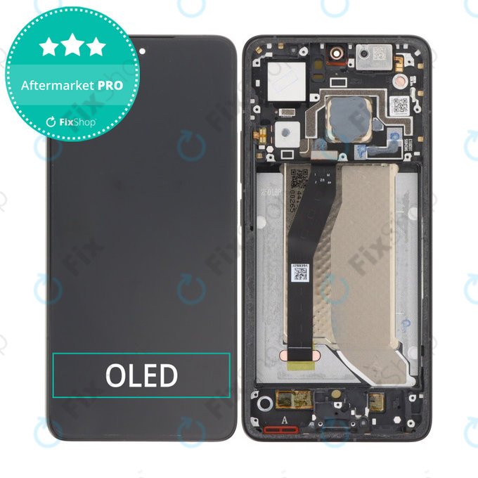 Дисплей OLED за Xiaomi 14T Pro 2407FPN8EG, Titan Black, Тъчскрийн с рамка