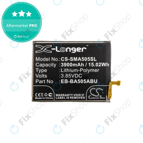 Батерия за Samsung A20 A205F, 3900mAh, Li-Pol, 3.85 V, EB-BA505ABN, HQ