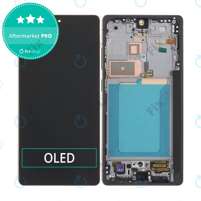 Дисплей OLED за Samsung S25 Ultra, Titanium Black, Тъчскрийн с рамка