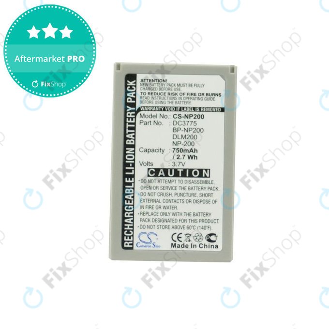 Батерия за Minolta DiMAGE X, Xi, Xt, Xt Biz, Xg, 750mAh, Li-Ion, 3.7V, NP-200, HQ