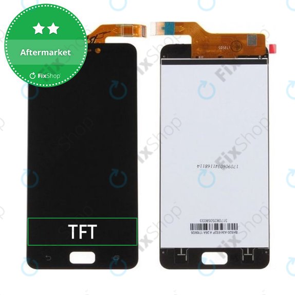 дисплей за Asus Zenfone 4 Max ZC554KL, Тъчскрийн без рамка, черен, Black, TFT