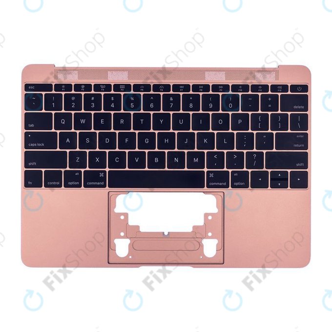 Горна рамка с клавиатура за MacBook 12" A1534 (ранна 2015 – средата на 2017), US, Rose Gold