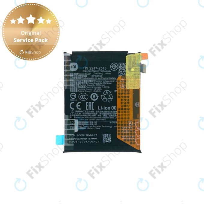 Батерия за Xiaomi Mix Flip 2405CPX3DC, 3595mAh, BM3P, 1330102000132B, Genuine Service Pack