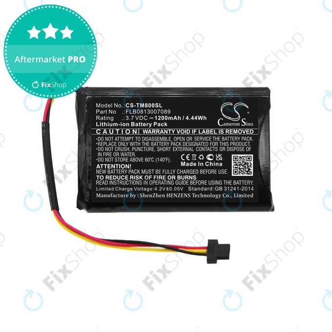 Батерия за TomTom One XL Traffic, XL 30 Europe 31, 1200mAh, Li-ion, 3.7V, FLB0813007089, HQ