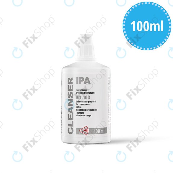 Изопропилов алкохол 100%, 100 мл, Cleanser IPA