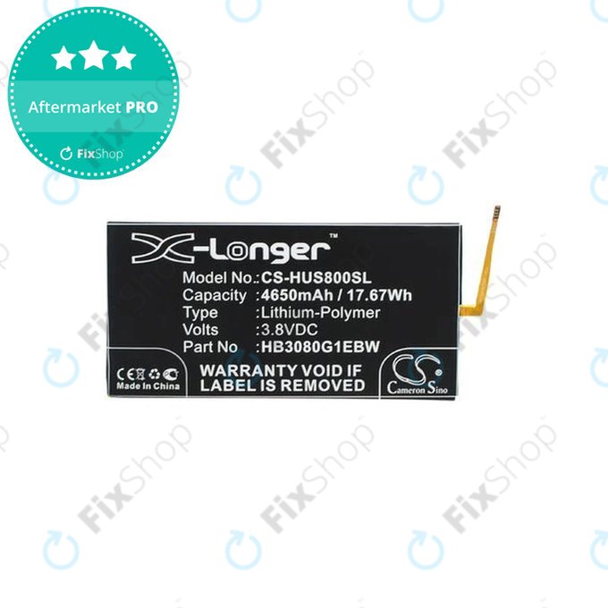 Батерия за Huawei EE Eagle, MediaPad T1 8.0, T1 10, HB3080G1EBW, HB3080G1EBC, 4650mAh, HQ