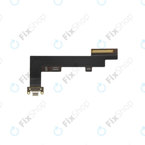 Конектор за зареждане c гъвкав кабел за Apple iPad Air (5th Gen 2022), 4G Version, черен, Black