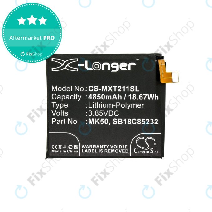 Батерия за Motorola Moto G 5G XT2113, 4850mAh, Li-Pol, 3.85 V, MK50, HQ