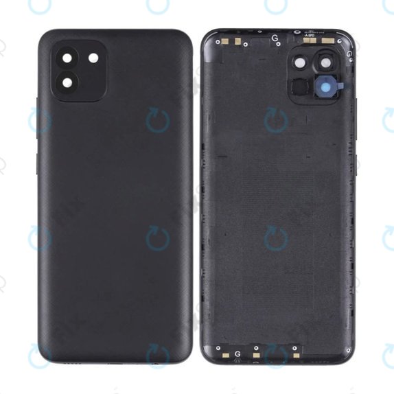 Капак на батерията за Samsung A03 A035G, черен, Black