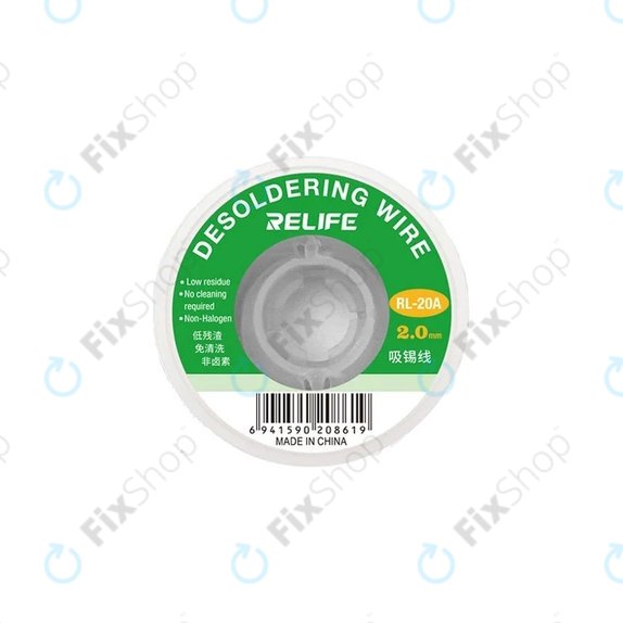 Обезпояваща оплетка (2mm), Relife RL-20A