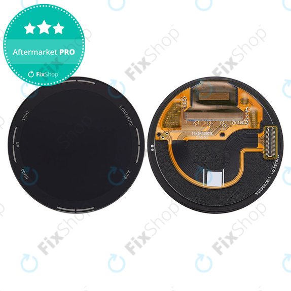 OLED дисплей + тъч стъкло без рамка (Black) за Garmin Instinct 3 45mm