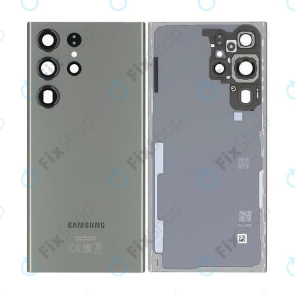 Капак на батерията за Samsung S23 Ultra S918B, GH82-30400C, зелен, Green, Genuine Service Pack