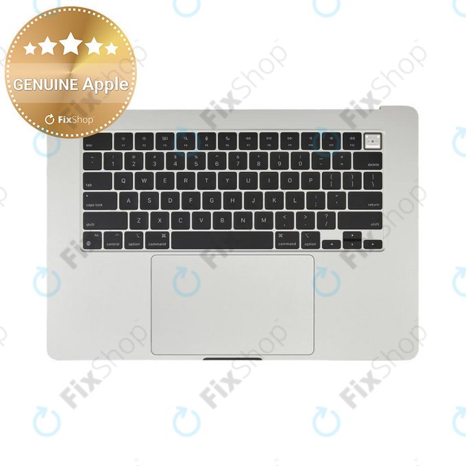 Горен корпус с клавиатура за MacBook Air 15", A3114 (2024), с US клавиатура и батерия, Silver, 661-40267, Genuine Apple