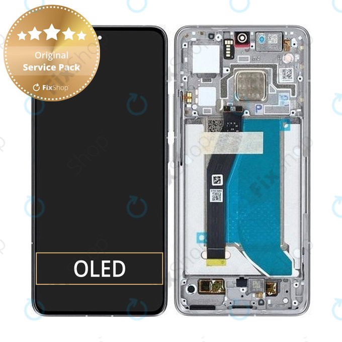Дисплей за Xiaomi 14T Pro, Titan Gray, Тъчскрийн с рамка, 56001600N1200 Genuine Service Pack
