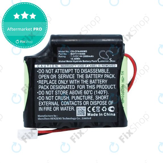 Батерия за Cefarm Rehab 4, Stimulator Globus Mystim, 2000mAh, Ni-MH, 7.2V, BATT/110466, HQ