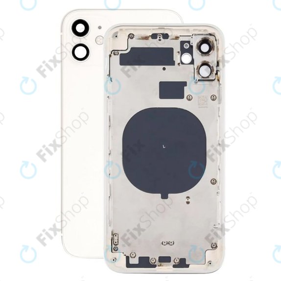 Заден калъф за iPhone 11, бял, White