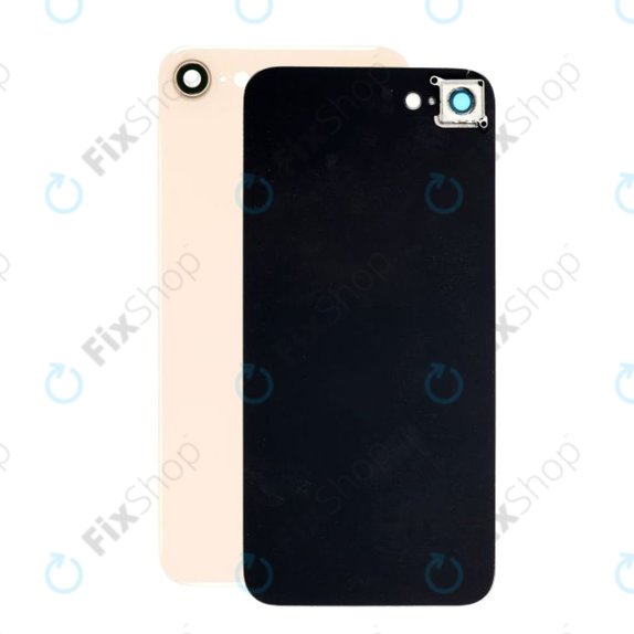 Задно стъкло с камера за iPhone 8, Злато, Gold