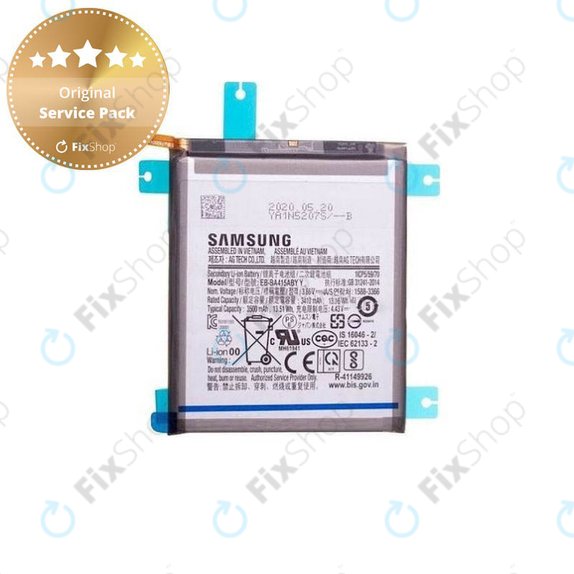 Батерия за Samsung A41 A415F, EB-BA415ABY, 3500mAh, GH82-22861A, Genuine Service Pack
