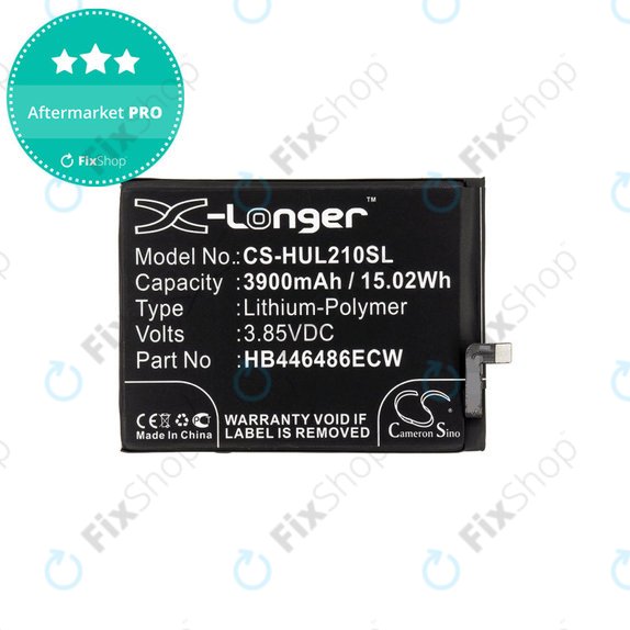 Батерия за Huawei P Smart Pro 2019, 3900mAh, Li-Pol, 3.85V, HB446486ECW, HQ