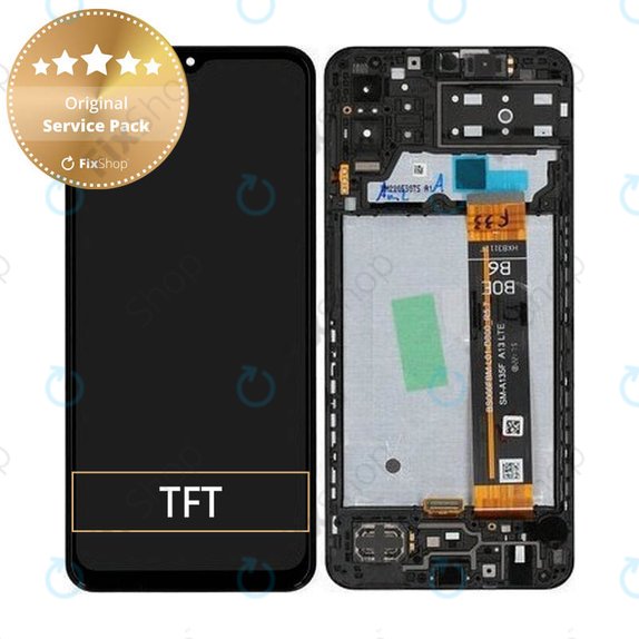 дисплей за Samsung M13 M135F, Тъчскрийн и рамка, TFT, GH82-29132A, GH82-29133A, Genuine Service Pack