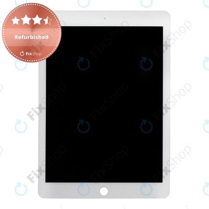 LCD дисплей за iPad Air 2, White, Тъчскрийн без рамка, Refurbished