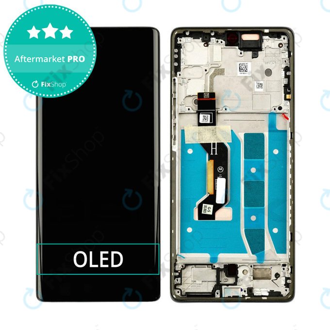 Дисплей OLED за Motorola Moto G85 5G XT2427-3, Cobalt Blue, Тъчскрийн с рамка