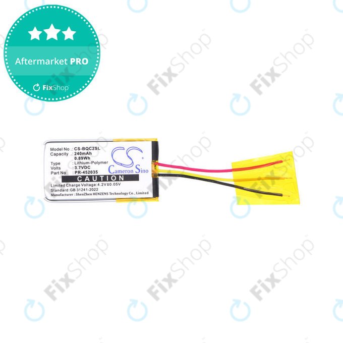 Батерия за Bose QC20, 240mAh, Li-Pol, 3.7V, PR-452035, HQ
