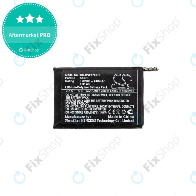 Батерия за Apple Watch 1 42 mm, 240mAh, Li-Pol, 3.8 V, A1579, HQ