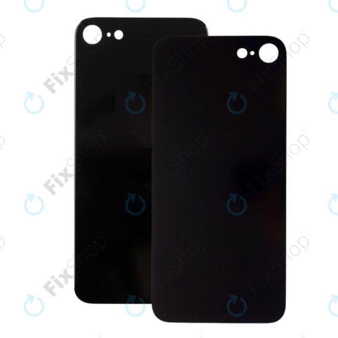 задния капак за iPhone SE (2nd Gen 2020), черен, Black