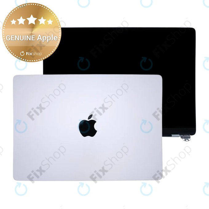 LCD дисплей за MacBook Pro 14", A3112, A3185 (2024), с предно стъкло и капак, Silver, 661-41792, Genuine Apple