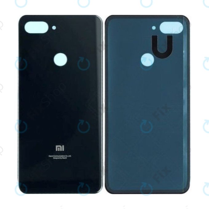 Капак на батерията за Xiaomi Mi 8 Lite, Midnight Black