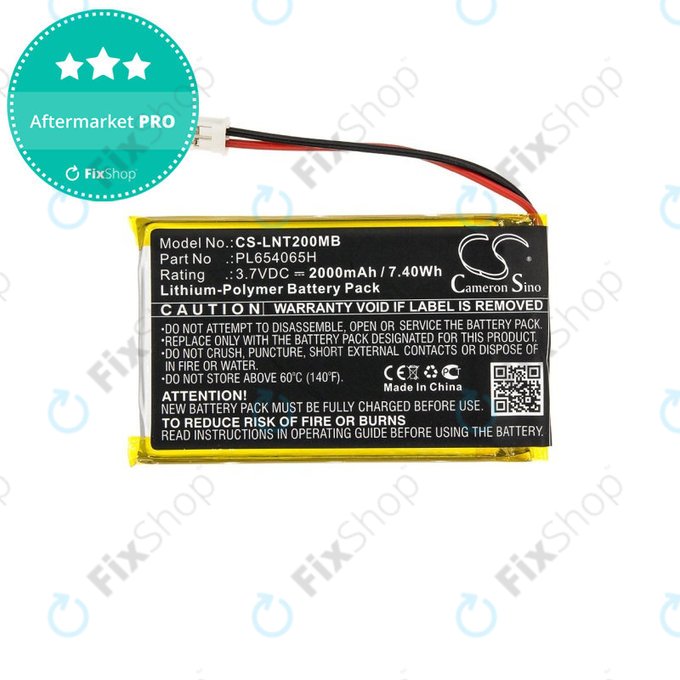 Батерия за Luvion Prestige Touch 2, 2000mAh, Li-Pol, 3.7V, PL654065H, HQ