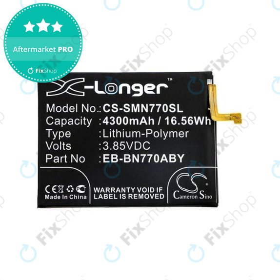 Батерия за Samsung Note 10 Lite N770F, EB-BN770ABY, 4300mAh, HQ