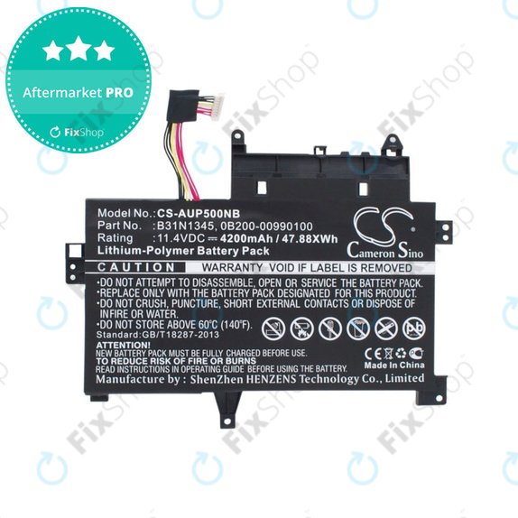 Батерия за Asus Transformer, 4200mAh, Li-Pol, 11.4V, B31N1345, HQ