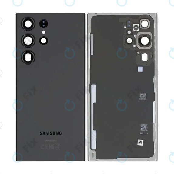 Капак на батерията за Samsung S23 Ultra S918B, GH82-30400A, Phantom Black, Genuine Service Pack