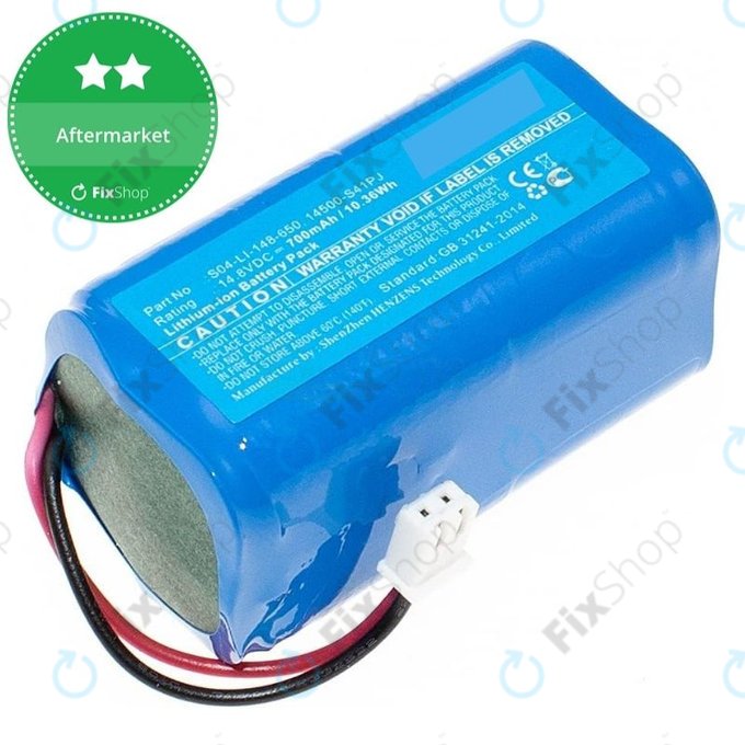 Батерия за Ecovacs Winbot W-series, S04-LI-148-650, 14500-S41PJ, Li-Ion 14.8V 700mAh