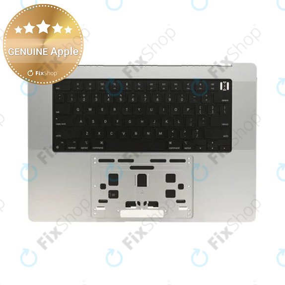 Горен корпус с клавиатура за MacBook Pro 16", A2780 (2023), с US клавиатура и батерия, Silver, 661-32190, Genuine Apple