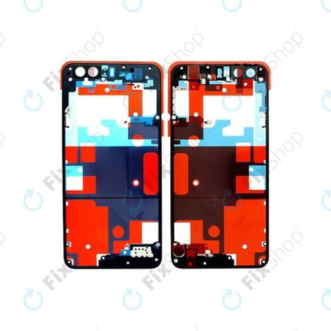 Средна рамка за Huawei Honor 8 FRD-L09, 51660YMF, Злато, Gold, Genuine Service Pack