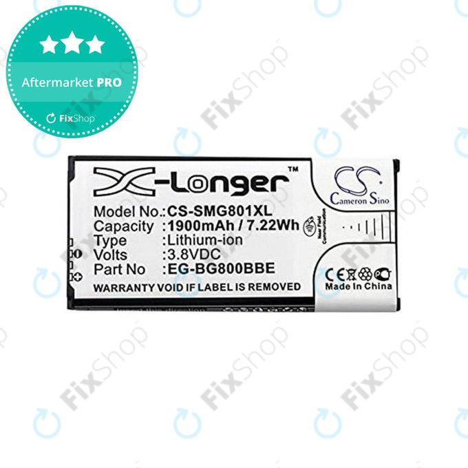 Батерия за Samsung S5 Mini G800F, EB-BG800BBE, 1900mAh, HQ