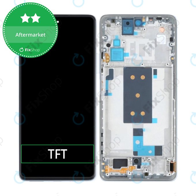 дисплей за Xiaomi 11T 11T Pro, Тъчскрийн и рамка, Celestial Blue, TFT