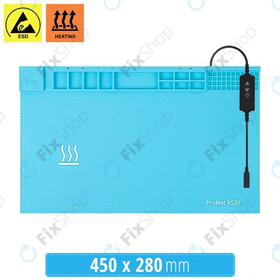 Нагревателна подложка - LCD екран сепаратор - 45 x 28 cm, Refox ProMat RS30