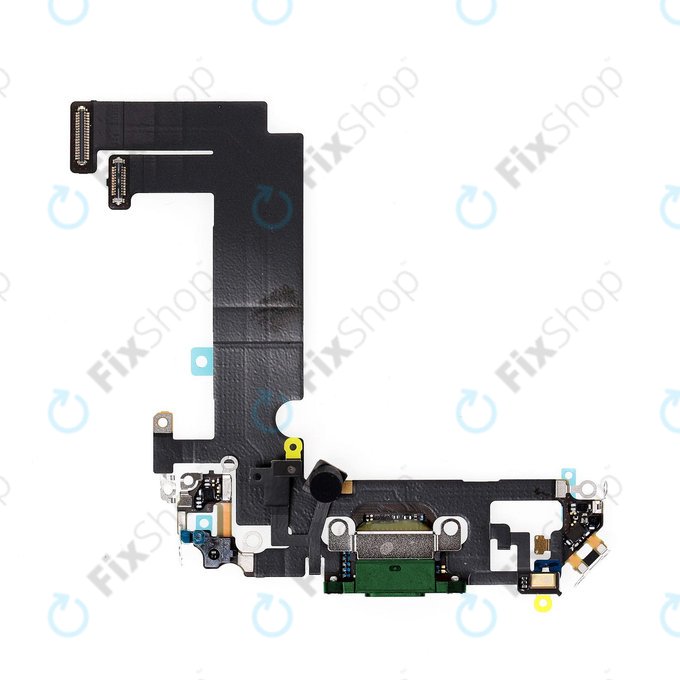 Конектор за зареждане с гъвкав кабел за iPhone 12 Mini, зелен, Green