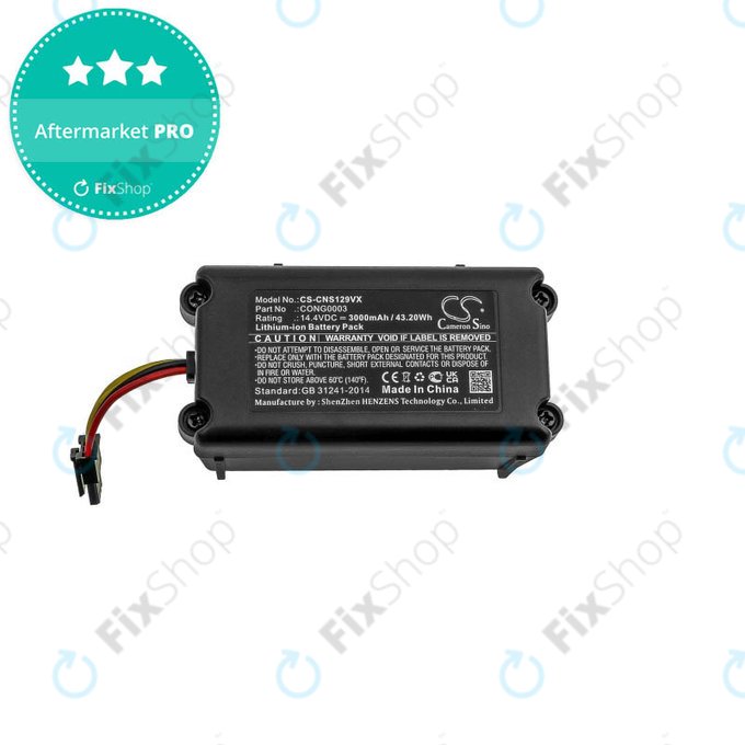 Батерия за Cecotec Conga 1290, 1390, 1490, 1590, CONG0003, Li-Ion 14.4V 3000mAh, HQ