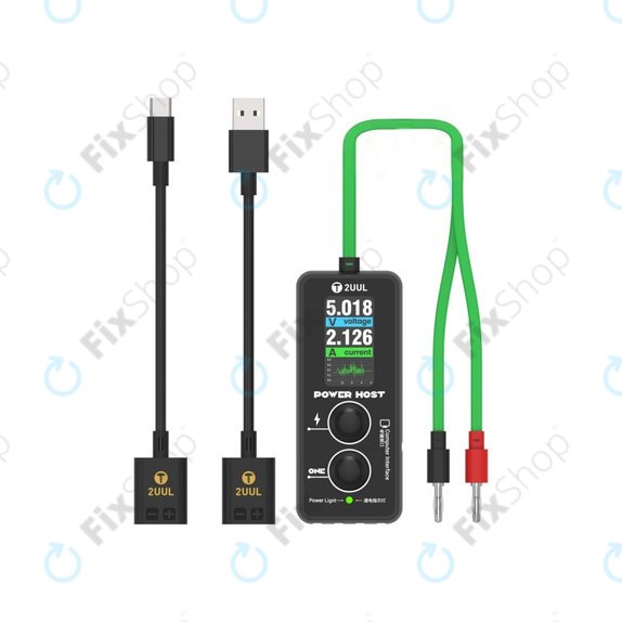 Дигитален USB-C тестер за напрежение и ток (Power Host), 2UUL PW15
