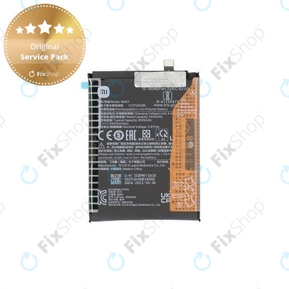 Батерия за Xiaomi Mi 11i, Poco F3, BM4Y, 4520mAh - 460200005B5S, Genuine Service Pack