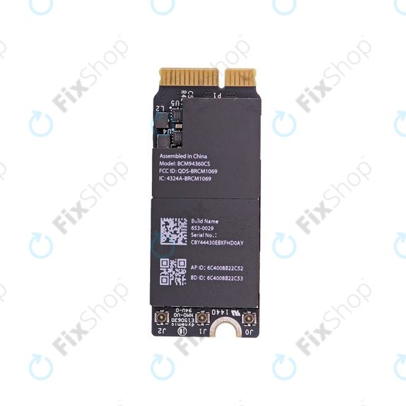 AirPort безжична мрежова карта BCM943602CS за MacBook Pro 13" A1502 (ранен 2015), 15" A1398 (среден 2015)