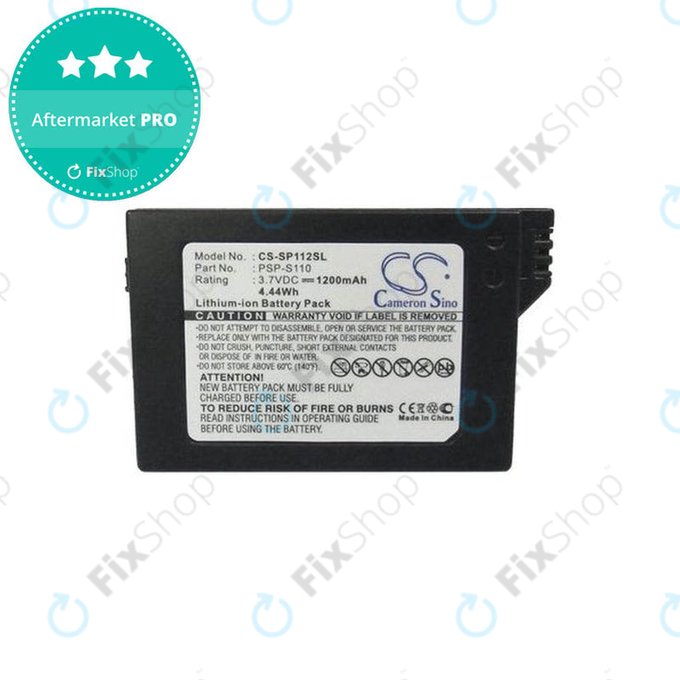 Батерия за Sony PlayStation Portable 2000, PSP-S110, 1200mAh, HQ