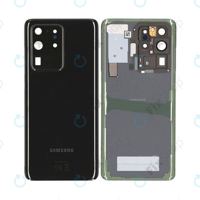 Капак на батерията за Samsung S20 Ultra G988F, GH82-22217A, Cosmic Black, Genuine Service Pack